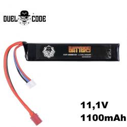 Batterie Lipo 11.1V 1100MAH 25C, rechargeable, légère, haute capacité, connection T-DEAN - DUEL CODE