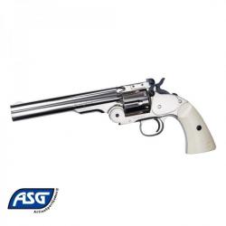 Revolver Schofield  6" Silver - Empuñadura en Marfil Full metal - 4,5 mm Co2 BBs