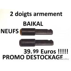 lot de 2 doigts armement NEUFS fusil BAIKAL MP153 MP155 mp 153 mp 155 - VENDU PAR JEPERCUTE (b13954)