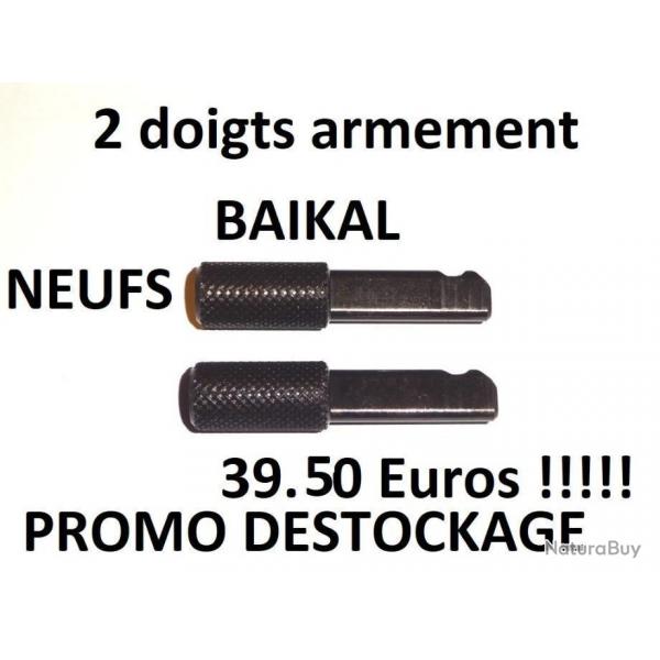 lot de 2 doigts armement NEUFS fusil BAIKAL MP153 MP155 mp 153 mp 155 - VENDU PAR JEPERCUTE (b13954)