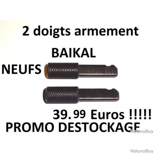 lot de 2 doigts armement NEUFS fusil BAIKAL MP153 MP155 mp 153 mp 155 - VENDU PAR JEPERCUTE (b13954)