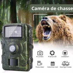 Caméra de chasse vision nocturne infrarouge, détecteur mouvement, 16MP, 1080P - LIVRAISON OFFERTE