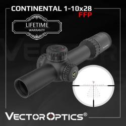 Vector Optics Continental 1-10X28 FPP SCFF-47 Paiement en 3 ou 4 fois -