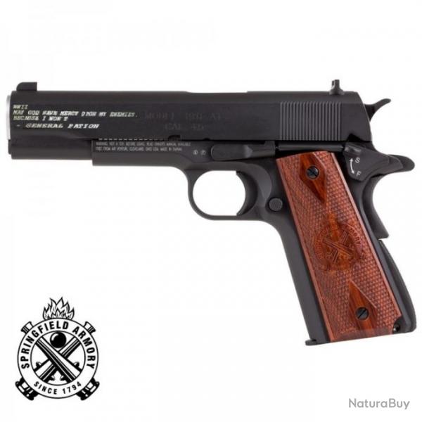 Springfield Armory 1911 Mil-Spec Gral. Patton Blowback 4,5mm Co2 Bbs Steel Pistol