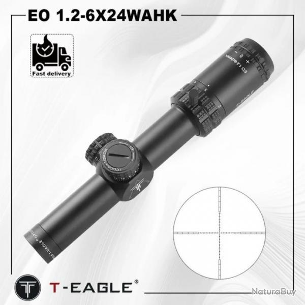 T-Eagle EO 1.2-6X24 WA 20MM Bas paiement en 3 ou 4 fois -