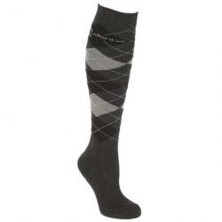 PROMO Chaussettes d'équitation Anthracite 40-42 (Taille 3)