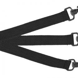 Accouple nylon vert pour trois chiens