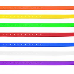 Collier pour chien 2,5 cm en polyuréthane - Country Bleu