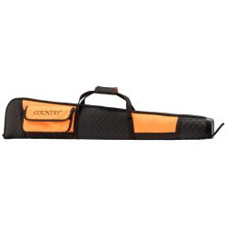 Fourreau orange/noir en cordura pour fusil de chasse - Country Sellerie