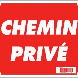 Panneau ''Chemin privé'' 30 x 25 cm