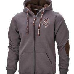 SWEATSHIRT BROWNING SNAPSHOT WARM GRIS CENDRÉ Gris