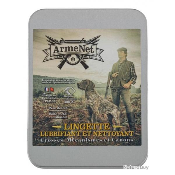 Armenet Lingettes lubrifiant et nettoyant petit modle