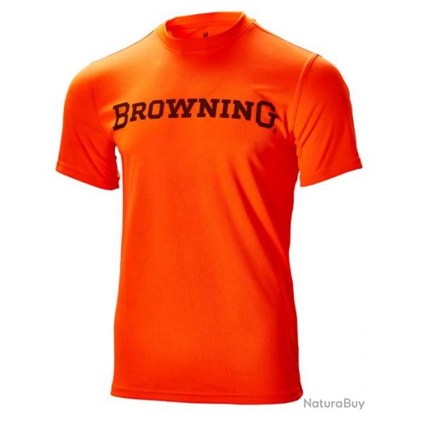 T-shirt Teamspirit Orange Blaze Browning S Orange