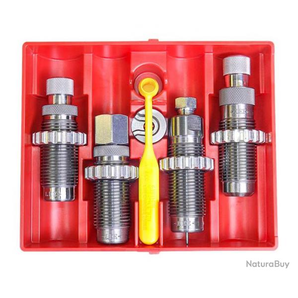 jeux de 4 outils carbure Deluxe pour calibres d'armes de poing - Lee Precision 9 x 19