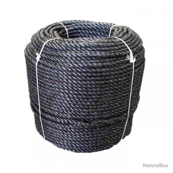 Corde Noire 4Mm En 100M