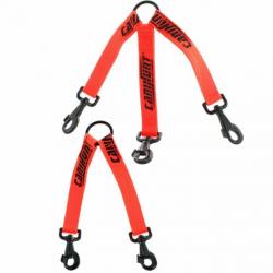 Accouple pour chien Canihunt Hunter Orange Pour 2 chiens