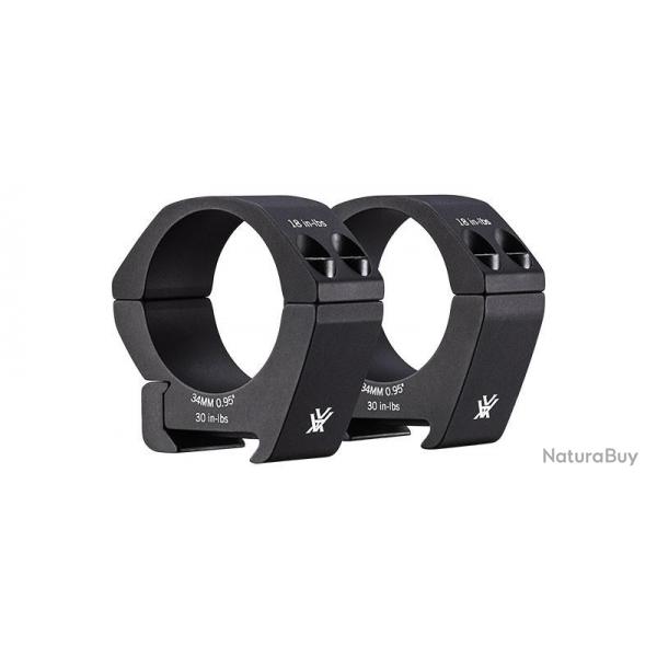 Collier pour lunette Vortex Pro Series 34 mm - Bas - Weaver