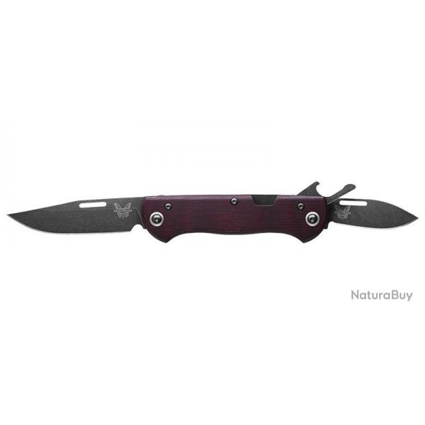 Couteau Benchmade Weekender Burgundy