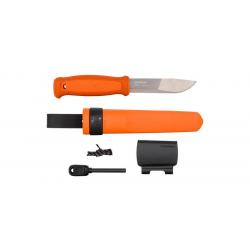 Couteau Morakniv Kansbol avec Kit de survie - Orange 10,9 cm