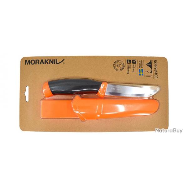 Couteau Morakniv Companion Hi-Vis Orange 10,4 cm