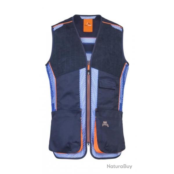 Gilet ball trap rabbit Pro Hunt S Bleu