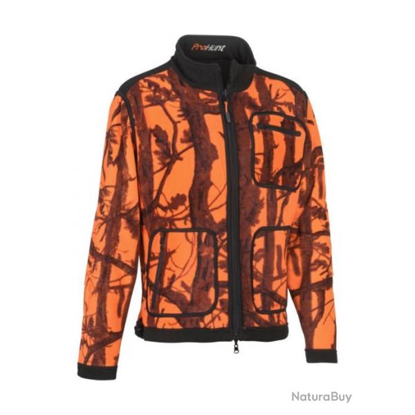 Blouson polaire reversible Pro Hunt 2XL CAMO BLAZE