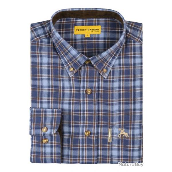 Chemise brenne Pro Hunt 4XL MARRON BLEU