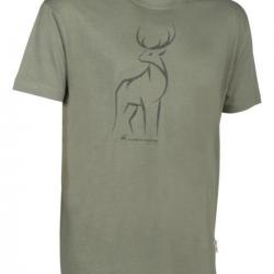 Tee imprime Pro Hunt M BEIGE