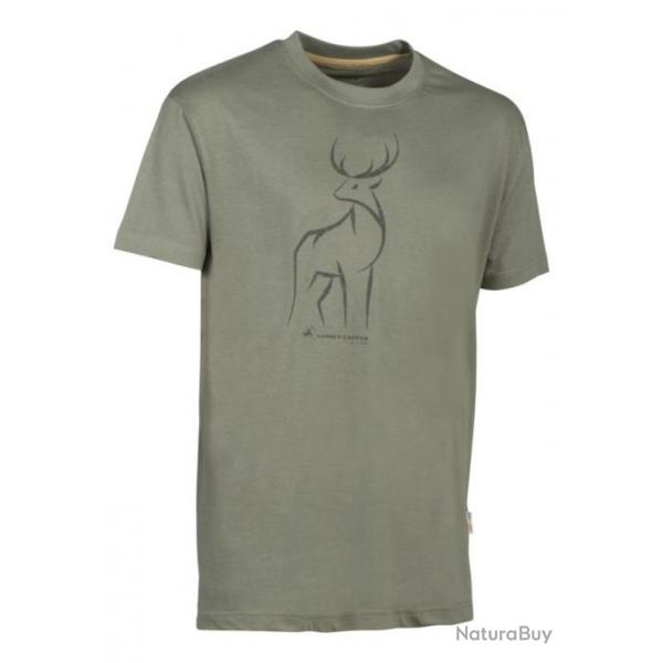 Tee imprime Pro Hunt M BEIGE