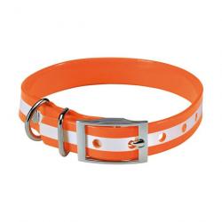 Collier chien phosphorescent 60 cm Stepland Orange