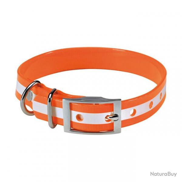 Collier chien phosphorescent 60 cm Stepland Orange