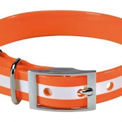 Collier chien phosphorescent 45 cm Stepland Orange