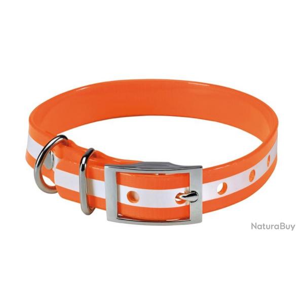 Collier chien phosphorescent 45 cm Stepland Orange