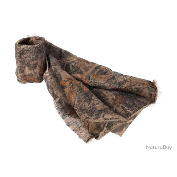 Filet toile de jute imprime camo 1.5x3m Stepland