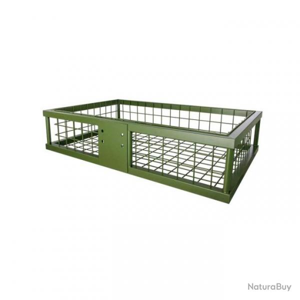 Porte gibier pour attelage Renforc - 890 x 585 x 200 mm - Vert Support Attache Rapide & Rabattable