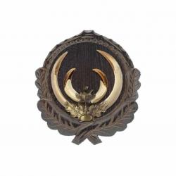 Feuilles de chêne pour défenses de sanglier - Bronze