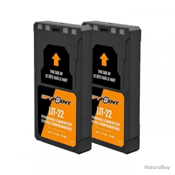 Batterie pour pige photo Spypoint LIT-22 Twin Pack