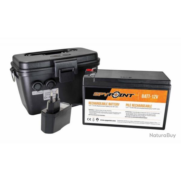 Kit batterie 12V pour pige photo Spypoint