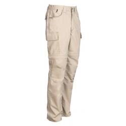 Pantalon transformable trekking BEIGE