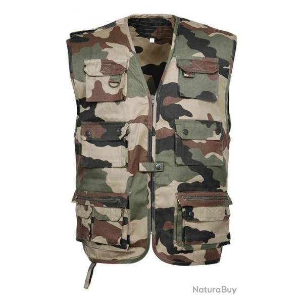 Gilet reporter camo 2XL CAMO CE