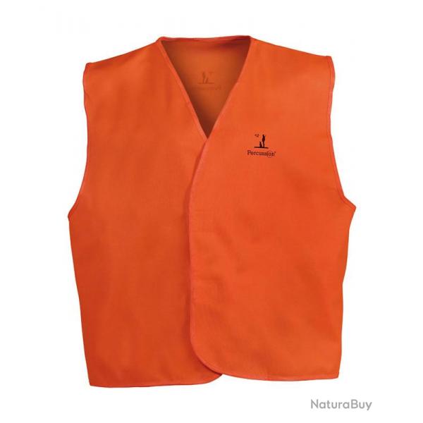 Gilet traque sans bandes reflechissantes Orange M/L