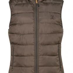 Gilet chasse warm reversible 2XL MARRON/WET