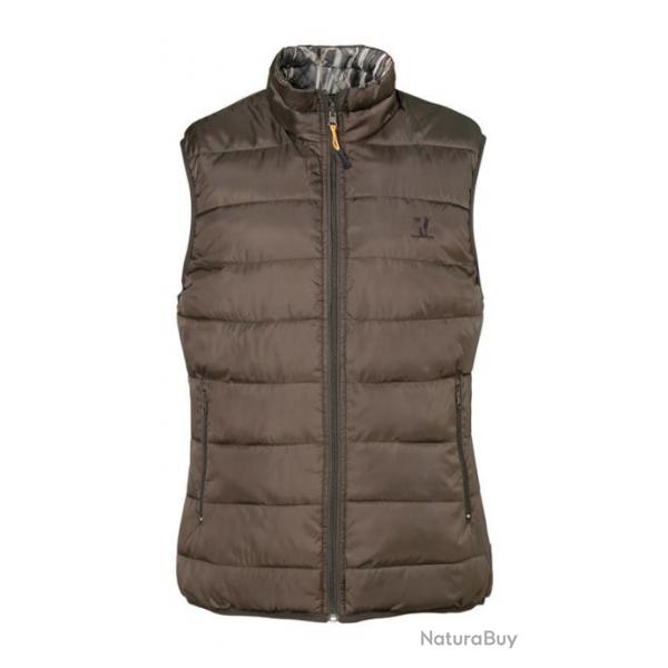 Gilet chasse warm reversible 2XL MARRON/WET