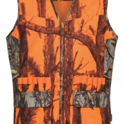 Gilet chasse palombe ghostcamo blaze/black 2XL BLAZE/BLACK