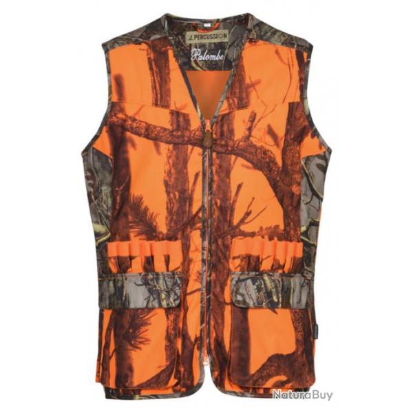 Gilet chasse palombe ghostcamo blaze/black 2XL BLAZE/BLACK