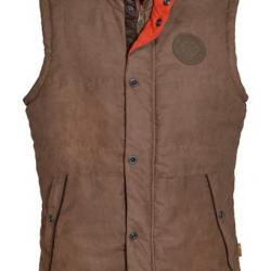 Gilet matelasse reversible beaver 2XL MARRON/ORANGE