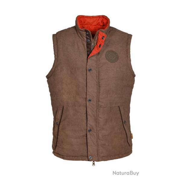 Gilet matelasse reversible beaver 2XL MARRON/ORANGE