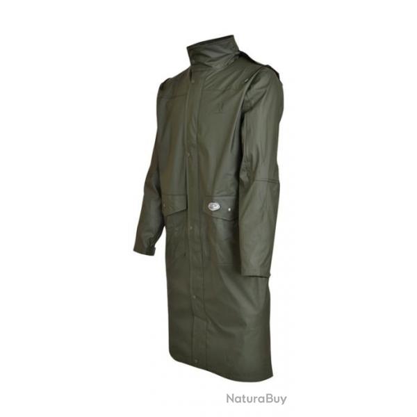 Manteau long impersoft avec carnier KAKI 2XL