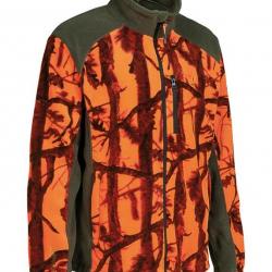 Blouson polaire chasse ghostcamo blaze/black 2XL GHOST CAMO BLAZE