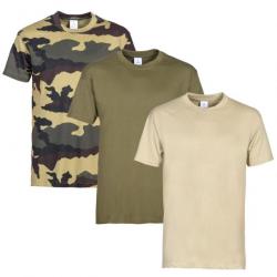 Pack de 3 t-shirts dont 1 camo M ASS